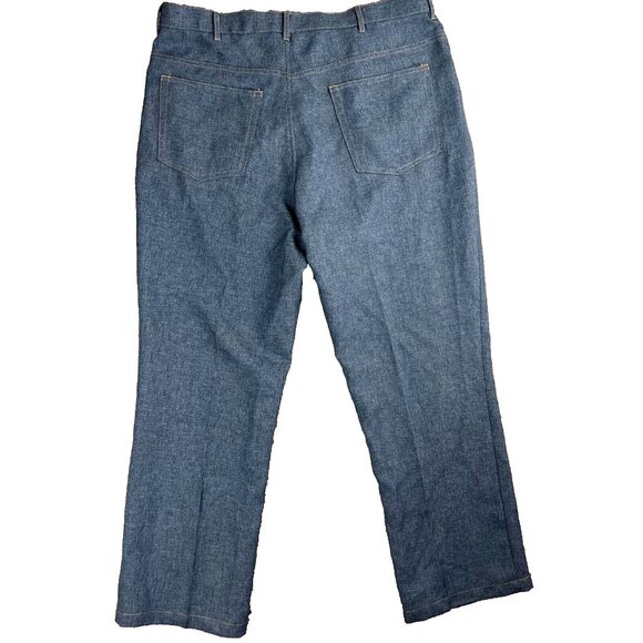 Habands Fit Forever Mens 36X28 Expandable Waist Light Blue Dress Pants Style 060 - Picture 2 of 10